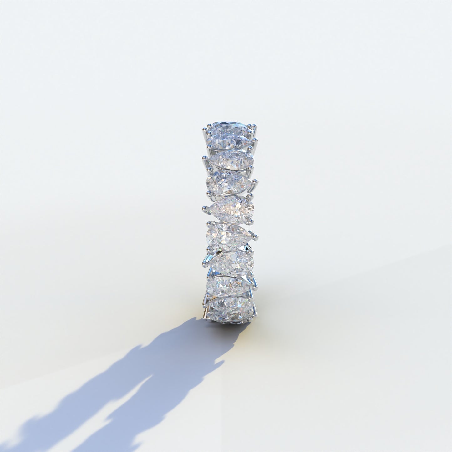 Concierge Eternity - Pear Diamond Full Eternity Band