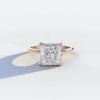 2.5 Carat E VVS Princess Cut Solitaire Lab Diamond Ring - Speyeria