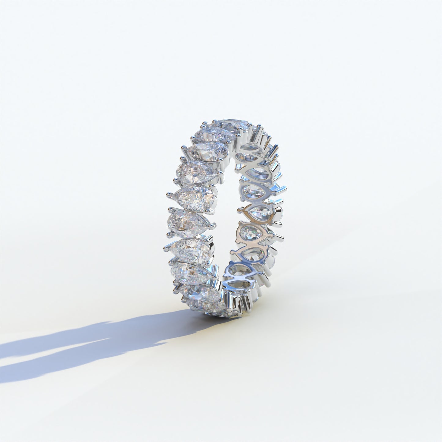 Concierge Eternity - Pear Diamond Full Eternity Band