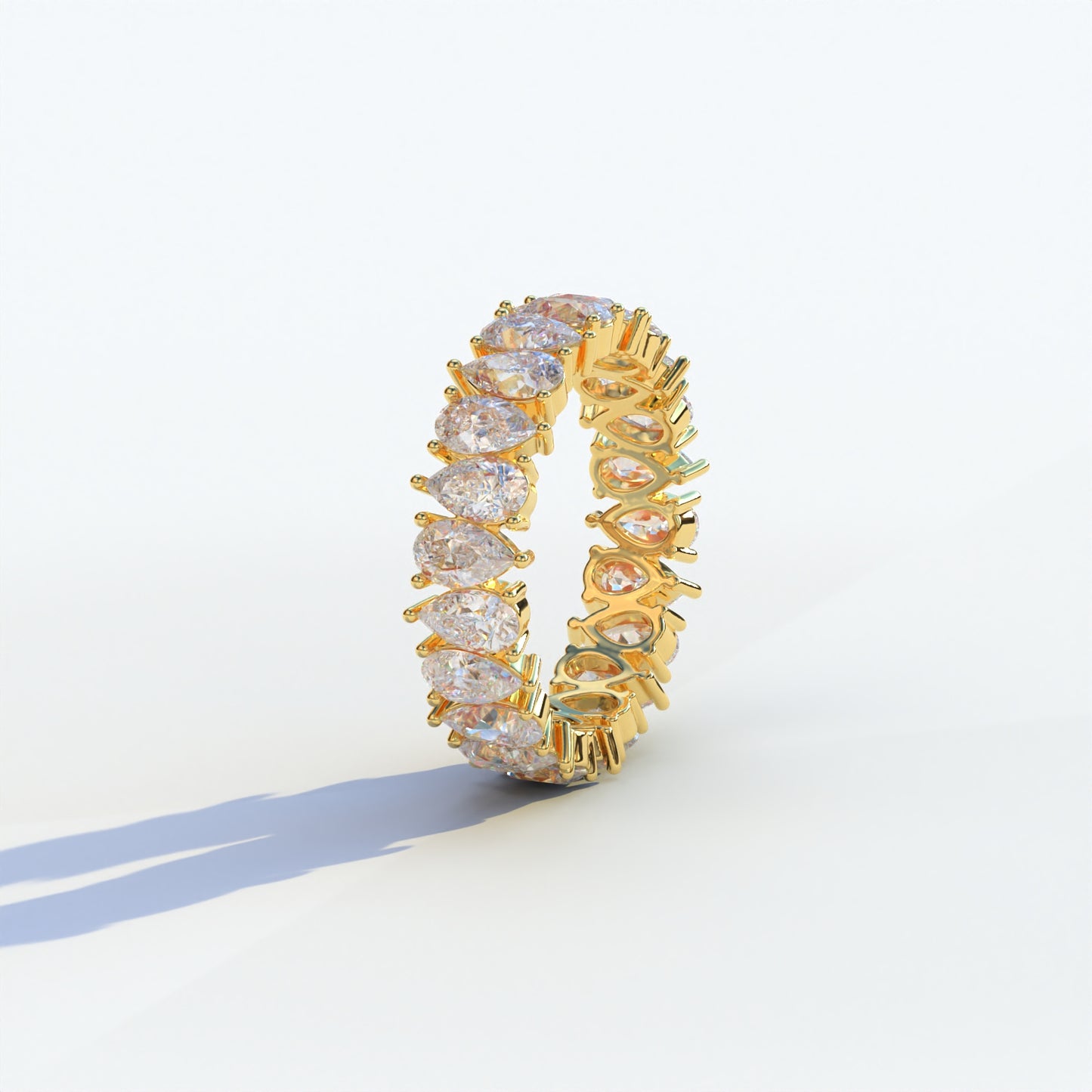 Concierge Eternity - Pear Diamond Full Eternity Band